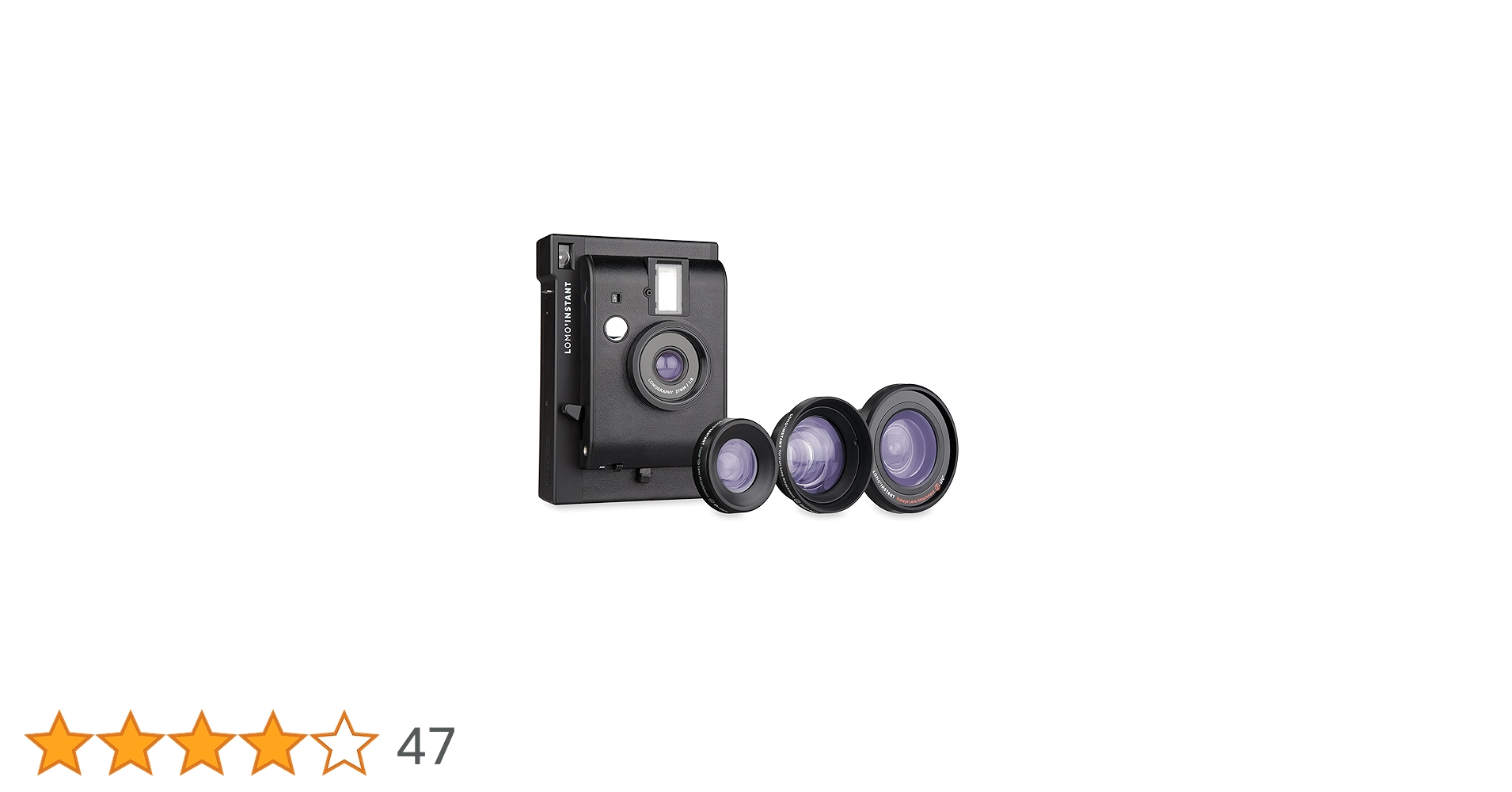 Amazon | Lomo'Instant Black + 3種のアタッチメントレンズ